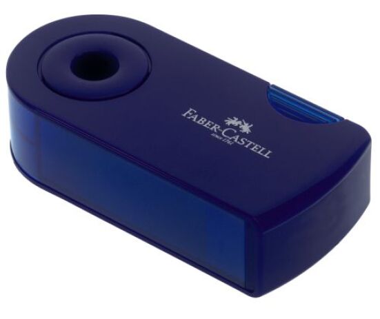 Faber Castell Ξύστρα Sleeve Διπλή Κόκκινη/Μπλε-1Τμχ (12307287) (2)