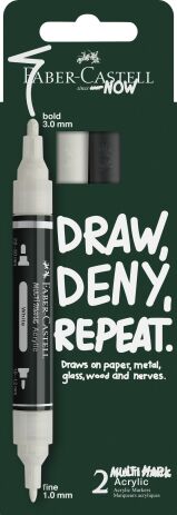 Faber Castell Μαρκαδόρος Multimark Acrylic 2Τμχ (129186011) (0)