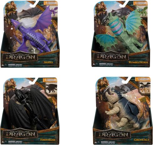 Dragons Μικροί Δράκοι-4 Σχέδια (6074171) (2)