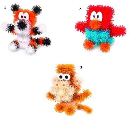 Bunchems Ζωάκια Φιλαράκια-3 Σχέδια (6028254) (1)