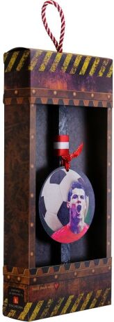 Λαμπάδα Μπάλα Ποδοσφαίρου Κόκκινη (LA23040A) (1)