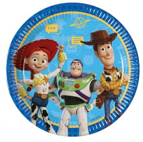 Πιάτα Μεγάλα Toy Story 5 23cm 8Τμχ (98426) (0)