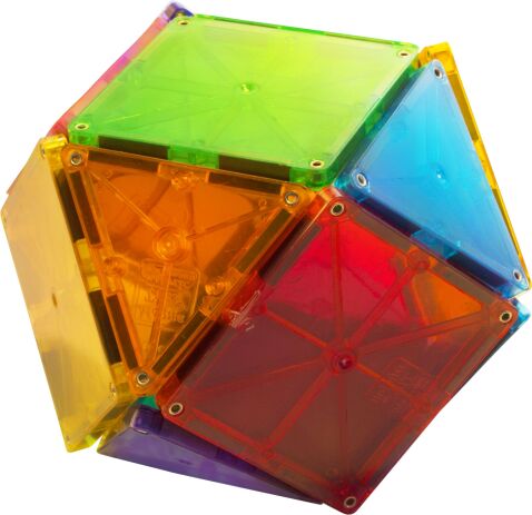Magna-Tiles Clear Colors Set-32 Τμχ (02132) (2)