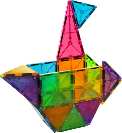 Magna-Tiles Clear Colors Set-32 Τμχ (02132) (3)