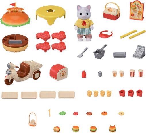 Sylvanian Families Hamburger Stand (5757) (2)