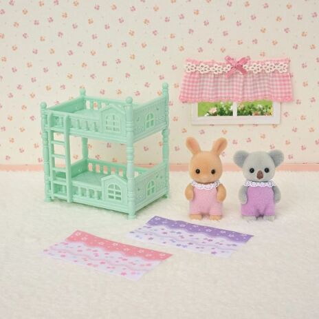 Sylvanian Families Sunny Rabbit Baby's Bunk Bed Set (5780) (2)