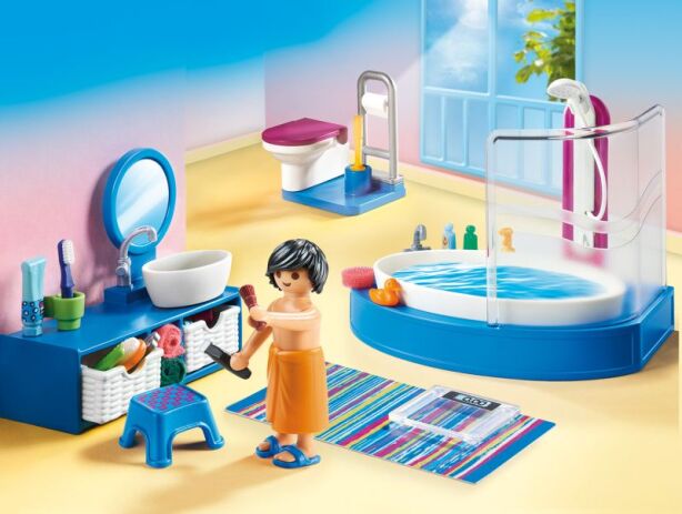 Playmobil Πολυτελές Λουτρό Με Μπανιέρα (70211) (4)