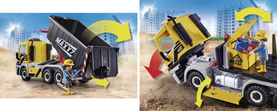 Playmobil Φορτηγό Με Ανατρεπόμενη Καρότσα (70444) (3)