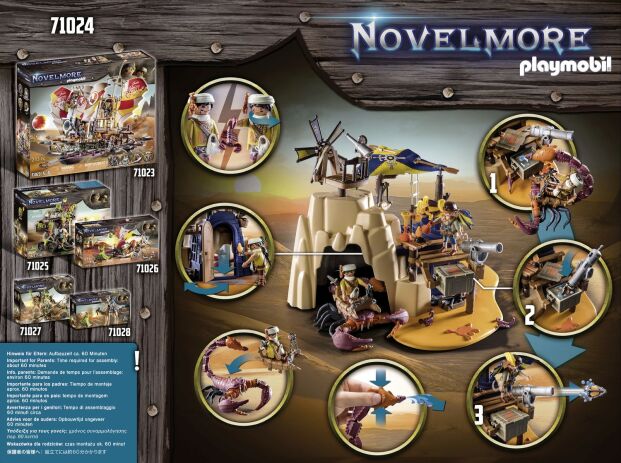 Playmobil Novelmore Sal'ahari Sands-Μυστική Βάση Με Γιγαντιαίο Σκορπιό (71024) (8)