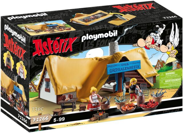 Playmobil Asterix: Η Καλύβα Του Ψαρά Αλφαβητίξ (71266) (1)
