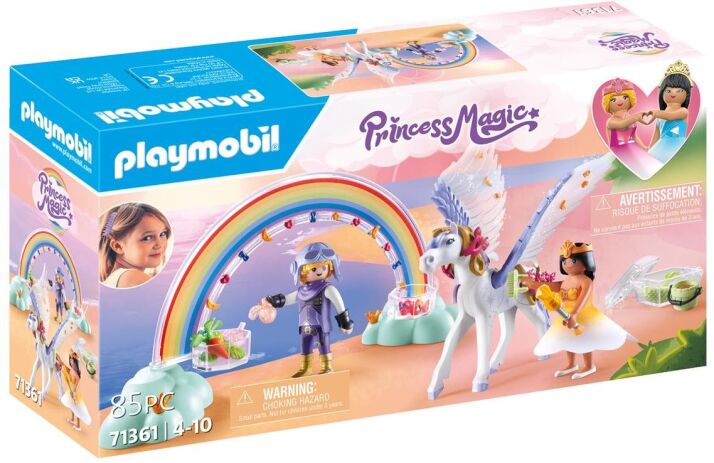 Playmobil Princess Magic Πήγασος Και Πριγκίπισσες Του Ουράνιου Τόξου (71361) (1)