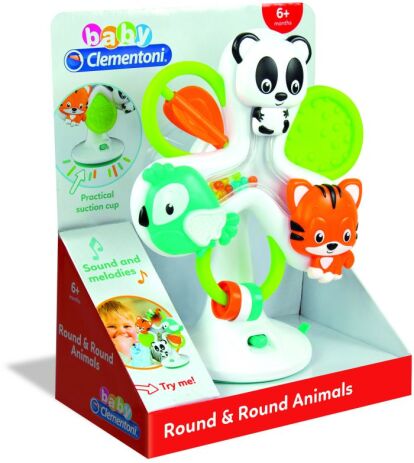 Baby Clementoni Ζωάκια Στο Καρουζέλ (1000-17261) (1)