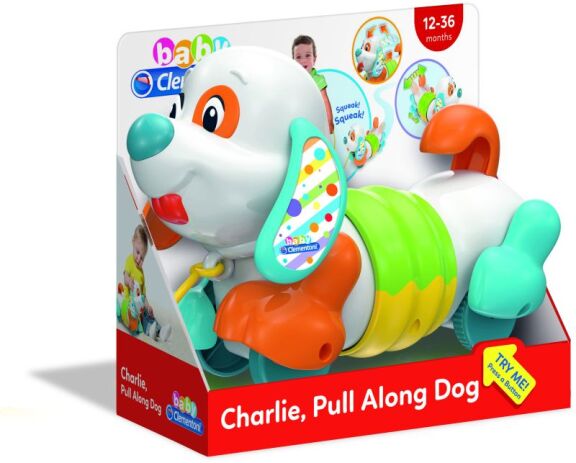 Baby Clementoni Σκυλάκι Pull Along Τσάρλι (1000-17262) (1)