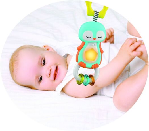 Baby Clementoni Ηλεκτρονική Κουδουνίστρα Πιγκουίνος (1000-17331) (2)
