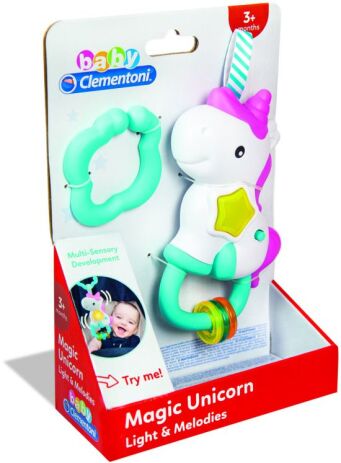 Baby Clementoni Ηλεκτρονική Κουδουνίστρα Μονόκερος (1000-17333) (1)