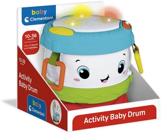 Baby Clementoni Μουσικό Τύμπανο Δραστηριότητας (1000-17409) (1)