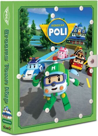 Robocar Poli Brooms Town Map-Αρχηγείο (1003-83280) (2)