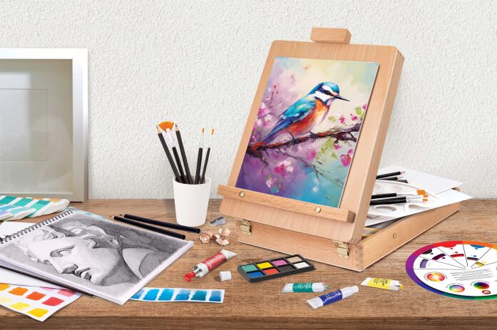 Μαθαίνω & Δημιουργώ Mega Εργαστήριο Ζωγραφικής 5 In 1 (1038-11045) (5)