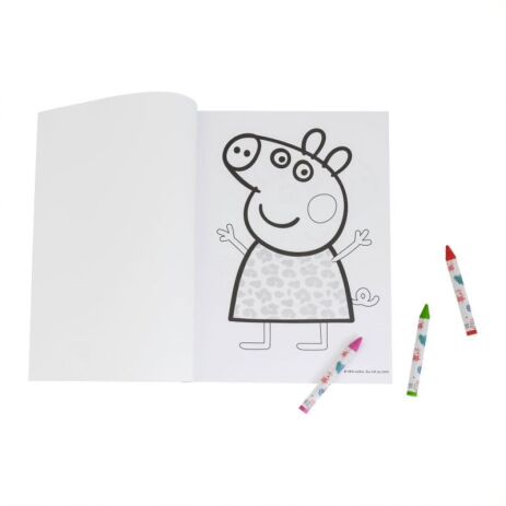 Peppa Pig Διάφανη Τσάντα Σετ Ζωγραφικής (1023-68002) (3)
