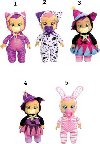 Κούκλα Cry Babies-Tiny Cuddles Halloween-5 Σχέδια (4104-91160) (1)