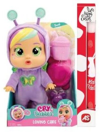 Λαμπάδα Κούκλα Cry Babies-Αγαπουλίνια-3 Σχέδια (4104-91595) (0)