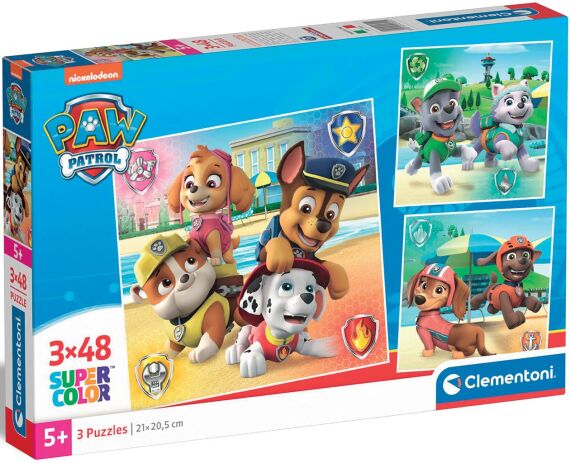 Clementoni Παζλ 3X48 Paw Patrol (1200-25301) (0)