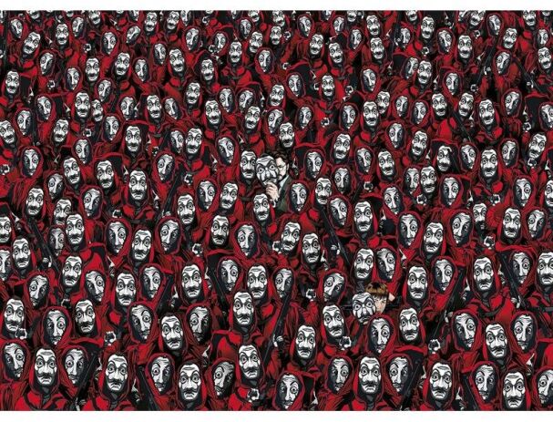 Clementoni Παζλ 1000 Impossible La Casa De Papel (1260-39527) (1)