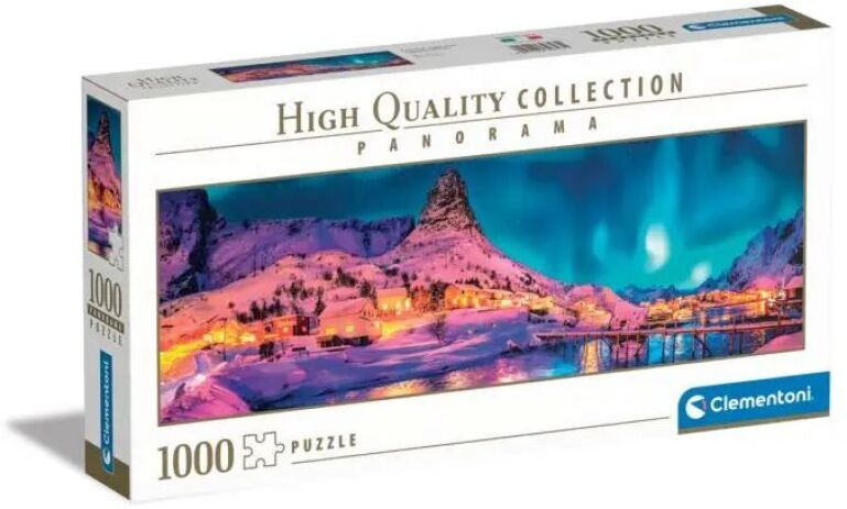 Παζλ 1000 H.Q. Panorama-Πολύχρωμη Νύχτα Πάνω Από Τα Νορβηγικά Νησιά (1220-39870) (0)