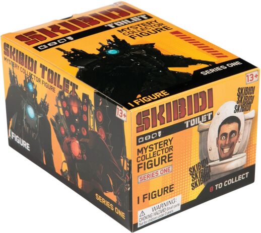 Skibidi Toilet Φιγούρα Μονή-8 Σχέδια-1Τμχ (1013-13100) (1)