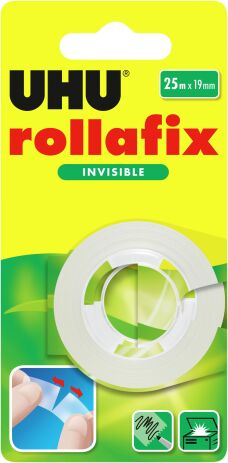 UHU Rollafix Αόρατη Κολλητική Ταινία Ανταλλακτικό 25x19mm (7001160) (0)