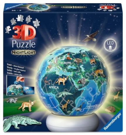 Ravensburger Παζλ 3D Μπαλαλάμπα Υδρόγειος 72Τμχ (12008055) (1)