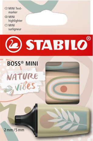 Stabilo Μαρκαδόροι Υπογράμμισης Boss Mini 3Τμχ-2 Σχέδια (01007357) (0)