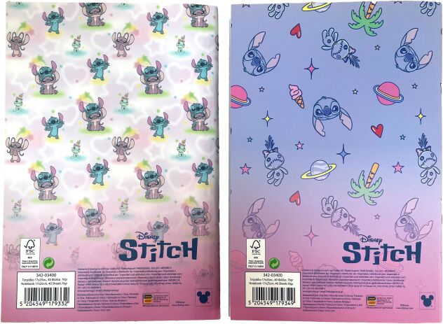 Stitch Gen Z Τετράδιο 17X25-2 Σχέδια-1Τμχ (342-03400) (1)