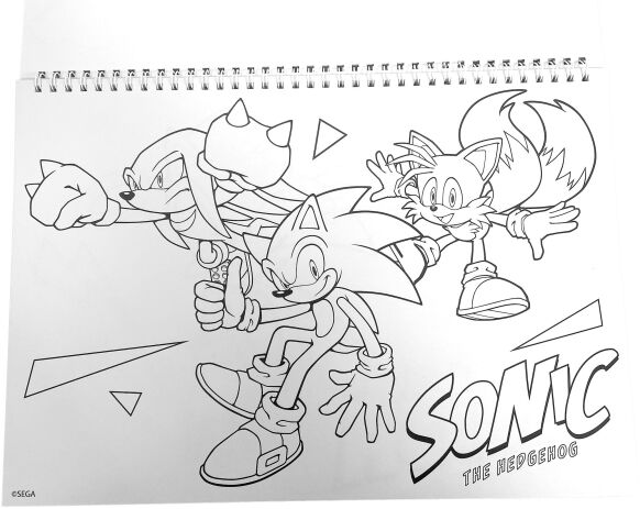 Sonic Μπλοκ Ζωγραφικής Α4+Stickers (334-89416) (4)