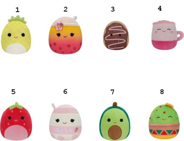 Squishmallows-Flipmallows W1 13cm-8 Σχέδια (JWSQ0082) (1)