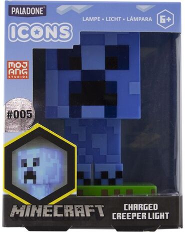 Paladone Minecraft Charged Creeper Icon Light (074627) (1)