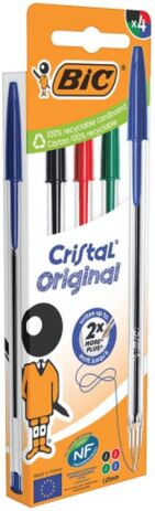 Bic Στυλό Cristal 4Τμχ (516834) (0)