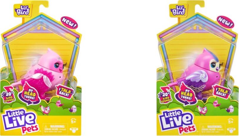 Little Live Pets Πουλάκι Cocoritos-2 Σχέδια (10010) (2)