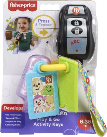 Fisher Price Laugh & Learn Εκπαιδευτικά Κλειδάκια (HWY40) (1)