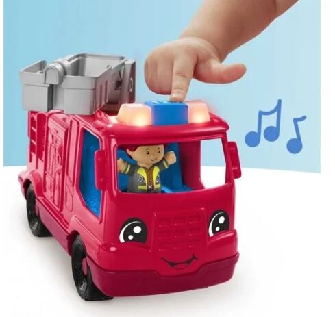 Fisher Price Little People-Πυροσβεστικό Μιλάει Αγγλικά (HYR88) (1)