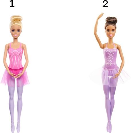 Barbie Μπαλαρίνα-2 Σχέδια (HRG33) (1)