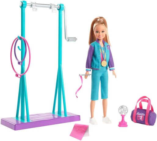 Barbie Stacie Αθλήτρια Ενόργανης Γυμναστικής (GBK59) (0)