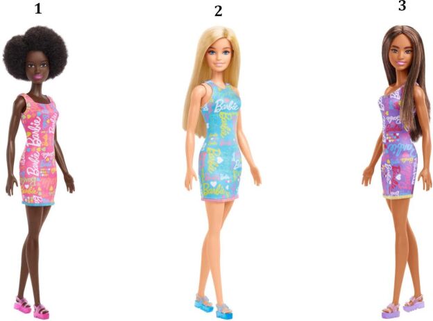 Barbie Λουλουδάτα Φορέματα-3 Σχέδια (GBK92) (1)