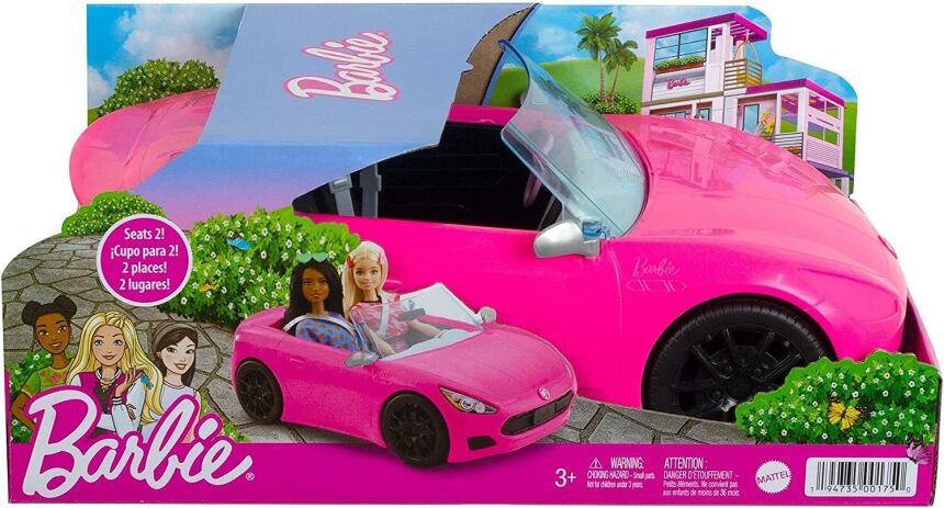 Barbie Glam Αυτοκίνητο Convertible (HBT92) (1)