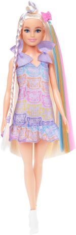 Λαμπάδα Barbie Κούκλα Fun And Fancy Μακριά Μαλλιά (JCT72) (1)