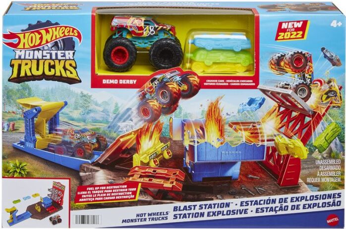 Hot Wheels Monster Trucks Σετ Σούπερ Εκρήξεις & Συγκρούσεις (HFB12) (1)