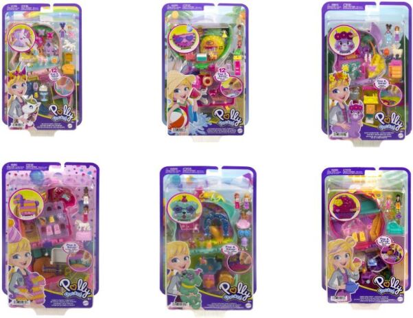 Polly Pocket Polly Mini Ο Κόσμος Της Polly Σετάκια-6 Σχέδια (HCG14) (2)