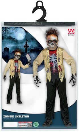 WM Στολή Παιδική Zombie Skeleton No 8-10 (98257) (1)