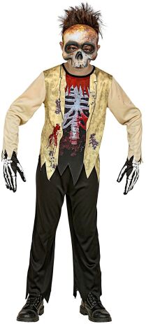 WM Στολή Παιδική Zombie Skeleton No 8-10 (98257) (2)