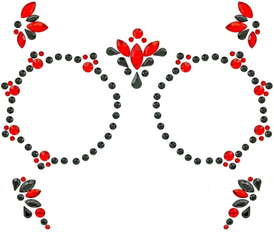 WM Κοσμήματα Προσώπου Dia De Los Muertos (15607) (1)